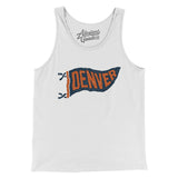 Denver Pennant Men/Unisex Tank Top-Allegiant Goods Co. Vintage Sports Apparel