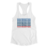 Rochester Repeat Women's Racerback Tank-Allegiant Goods Co. Vintage Sports Apparel
