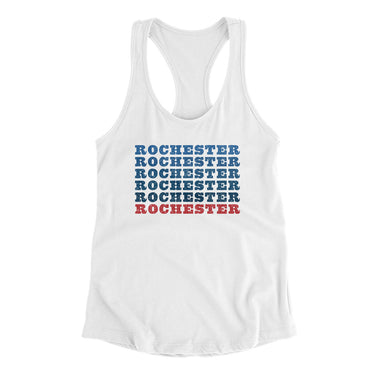 Rochester Repeat Women's Racerback Tank-Allegiant Goods Co. Vintage Sports Apparel