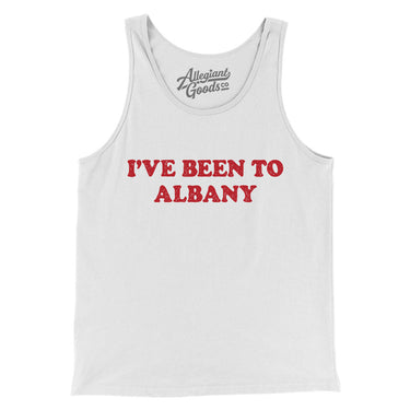 I've Been To Albany Men/Unisex Tank Top-Allegiant Goods Co. Vintage Sports Apparel