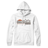 Coachella Mountain Sunset Hoodie-White-Allegiant Goods Co. Vintage Sports Apparel