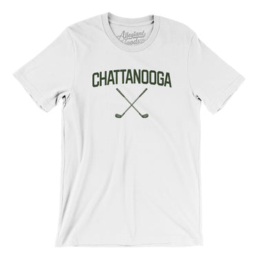 Chattanooga Golf Men/Unisex T-Shirt-White-Allegiant Goods Co. Vintage Sports Apparel