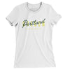 Portland Overprint Women's T-Shirt-White-Allegiant Goods Co. Vintage Sports Apparel