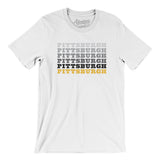 Pittsburgh Repeat Men/Unisex T-Shirt-White-Allegiant Goods Co. Vintage Sports Apparel