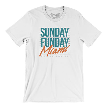 Sunday Funday Miami Men/Unisex T-Shirt-Allegiant Goods Co. Vintage Sports Apparel