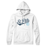 St Pete Vintage Script Hoodie-Allegiant Goods Co. Vintage Sports Apparel