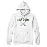 Coeur D'alene Golf Hoodie-White-Allegiant Goods Co. Vintage Sports Apparel