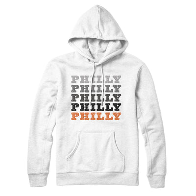 Philly Repeat Hoodie-White-Allegiant Goods Co. Vintage Sports Apparel