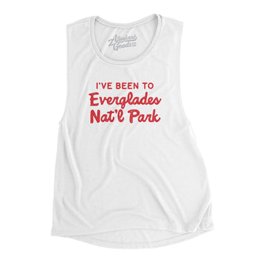 I've Been To Everglades National Park Women's Flowey Scoopneck Muscle Tank-Allegiant Goods Co. Vintage Sports Apparel
