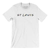 St Louis Friends Men/Unisex T-Shirt-White-Allegiant Goods Co. Vintage Sports Apparel