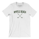 Myrtle Beach Golf Men/Unisex T-Shirt-White-Allegiant Goods Co. Vintage Sports Apparel