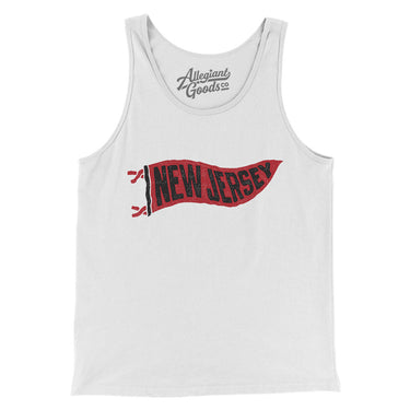 New Jersey Pennant Men/Unisex Tank Top-Allegiant Goods Co. Vintage Sports Apparel