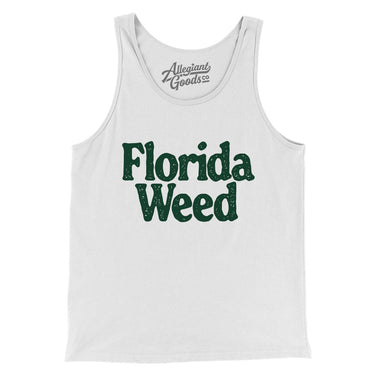 Florida Weed Men/Unisex Tank Top-Allegiant Goods Co. Vintage Sports Apparel