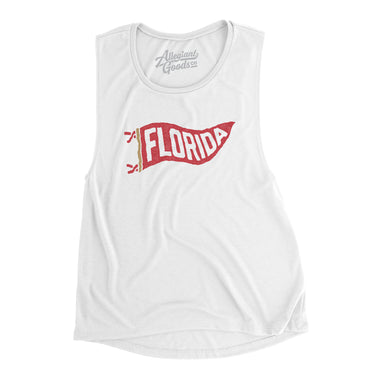 Florida Pennant Women's Flowey Scoopneck Muscle Tank-Allegiant Goods Co. Vintage Sports Apparel