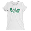 Boston's Number 1 Fan Women's T-Shirt-White-Allegiant Goods Co. Vintage Sports Apparel