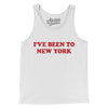 I've Been To New York Men/Unisex Tank Top-White-Allegiant Goods Co. Vintage Sports Apparel