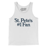 St Pete's Number 1 Fan Men/Unisex Tank Top-Allegiant Goods Co. Vintage Sports Apparel