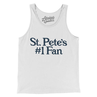 St Pete's Number 1 Fan Men/Unisex Tank Top-Allegiant Goods Co. Vintage Sports Apparel