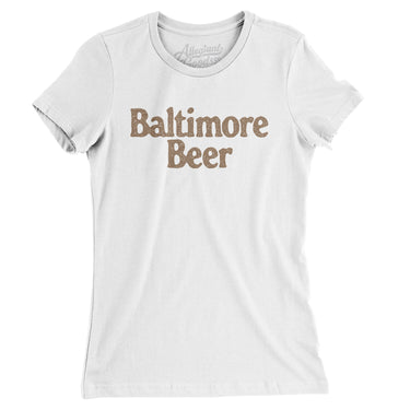 Baltimore Beer Women's T-Shirt-Allegiant Goods Co. Vintage Sports Apparel
