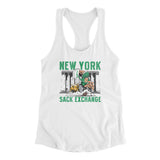 New York Sack Exchange Women's Racerback Tank-Allegiant Goods Co. Vintage Sports Apparel