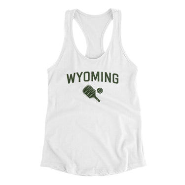 Wyoming Pickleball in White Color