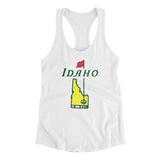 Idaho Golf Women's Racerback Tank-White-Allegiant Goods Co. Vintage Sports Apparel