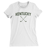 Kentucky Golf Women's T-Shirt-White-Allegiant Goods Co. Vintage Sports Apparel