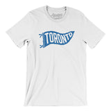 Toronto Pennant Men/Unisex T-Shirt-White-Allegiant Goods Co. Vintage Sports Apparel