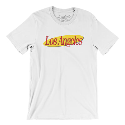 Los Angeles Seinfeld Men/Unisex T-Shirt-White-Allegiant Goods Co. Vintage Sports Apparel