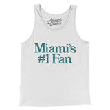 Miami's Number 1 Fan Men/Unisex Tank Top-Allegiant Goods Co. Vintage Sports Apparel
