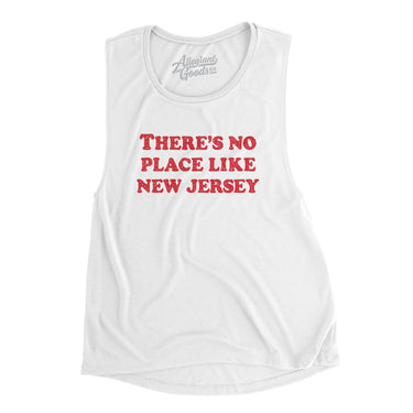 There's No Place Like New Jersey Women's Flowey Scoopneck Muscle Tank-Allegiant Goods Co. Vintage Sports Apparel