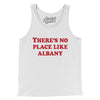 There's No Place Like Albany Men/Unisex Tank Top-White-Allegiant Goods Co. Vintage Sports Apparel