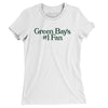 Green Bay's Number 1 Fan Women's T-Shirt-White-Allegiant Goods Co. Vintage Sports Apparel