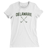 Delaware Golf Women's T-Shirt-White-Allegiant Goods Co. Vintage Sports Apparel