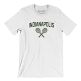 Indianapolis Tennis Men/Unisex T-Shirt-White-Allegiant Goods Co. Vintage Sports Apparel