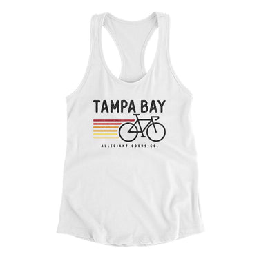 Tampa Bay Cycling Women's Racerback Tank-Allegiant Goods Co. Vintage Sports Apparel