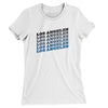 Los Angeles Vintage Repeat Women's T-Shirt-White-Allegiant Goods Co. Vintage Sports Apparel