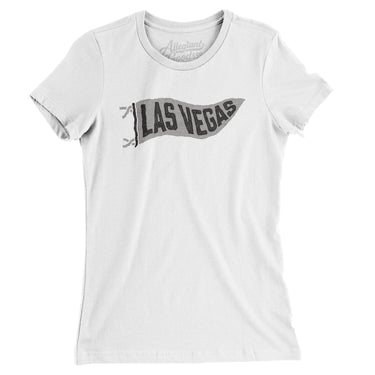 Las Vegas Pennant Women's T-Shirt-Allegiant Goods Co. Vintage Sports Apparel