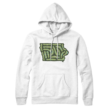 Iowa Golf Course Hoodie-White-Allegiant Goods Co. Vintage Sports Apparel