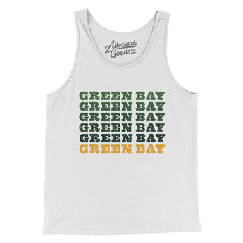 Green Bay Repeat Men/Unisex Tank Top-Allegiant Goods Co. Vintage Sports Apparel