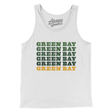 Green Bay Repeat Men/Unisex Tank Top-Allegiant Goods Co. Vintage Sports Apparel