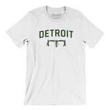 Detroit Cycling Men/Unisex T-Shirt-White-Allegiant Goods Co. Vintage Sports Apparel