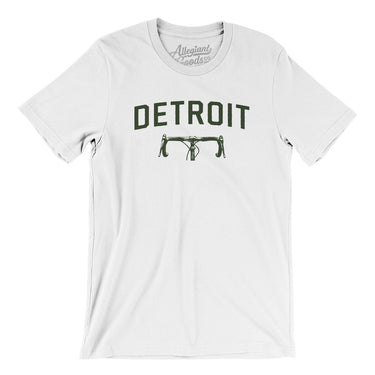 Detroit Cycling Men/Unisex T-Shirt-White-Allegiant Goods Co. Vintage Sports Apparel