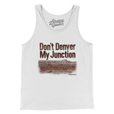 Don't Denver My Junction Men/Unisex Tank Top-White-Allegiant Goods Co. Vintage Sports Apparel