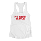 I've Been To St Louis Women's Racerback Tank-Allegiant Goods Co. Vintage Sports Apparel