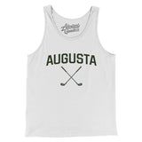 Augusta Golf Men/Unisex Tank Top-White-Allegiant Goods Co. Vintage Sports Apparel