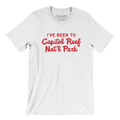I've Been To Capitol Reef National Park Men/Unisex T-Shirt-White-Allegiant Goods Co. Vintage Sports Apparel