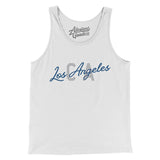 Los Angeles Ca Overprinted Men/Unisex Tank Top-Allegiant Goods Co. Vintage Sports Apparel