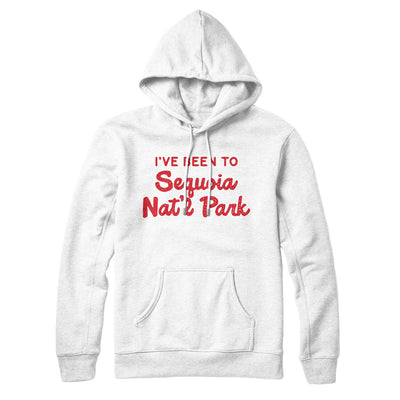 I've Been To Sequoia National Park Hoodie-White-Allegiant Goods Co. Vintage Sports Apparel