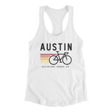 Austin Cycling Women's Racerback Tank-Allegiant Goods Co. Vintage Sports Apparel